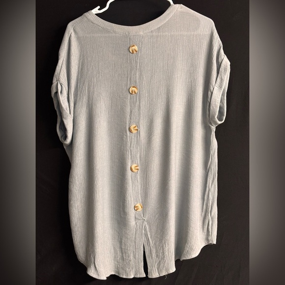 Perch by Blu Pepper Light Blue T- Shirt XL - Picture 3 of 3